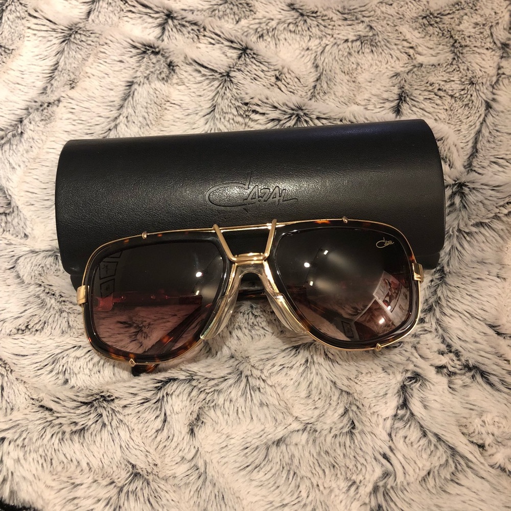 Cazal sunglasses tortoise and gold